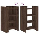 vidaXL barna tölgy színű szerelt fa tálalószekrény 45 x 35 x 75 cm