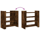 vidaXL füstös tölgy színű szerelt fa tálalószekrény 73,5 x 35 x 75 cm