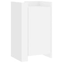 vidaXL fehér szerelt fa tálalószekrény 45 x 35 x 75 cm