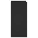 vidaXL fekete szerelt fa tálalószekrény 45 x 35 x 75 cm