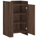 vidaXL barna tölgy színű szerelt fa tálalószekrény 45 x 35 x 75 cm
