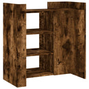 vidaXL füstös tölgy színű szerelt fa tálalószekrény 73,5 x 35 x 75 cm