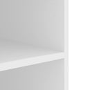 vidaXL fehér szerelt fa faliszekrény 75 x 35 x 60 cm