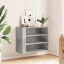 vidaXL betonszürke szerelt fa faliszekrény 75 x 35 x 60 cm