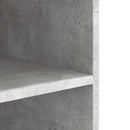 vidaXL betonszürke szerelt fa faliszekrény 75 x 35 x 60 cm
