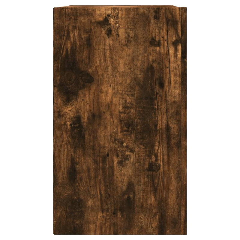 vidaXL füstös tölgy színű szerelt fa faliszekrény 75 x 35 x 60 cm