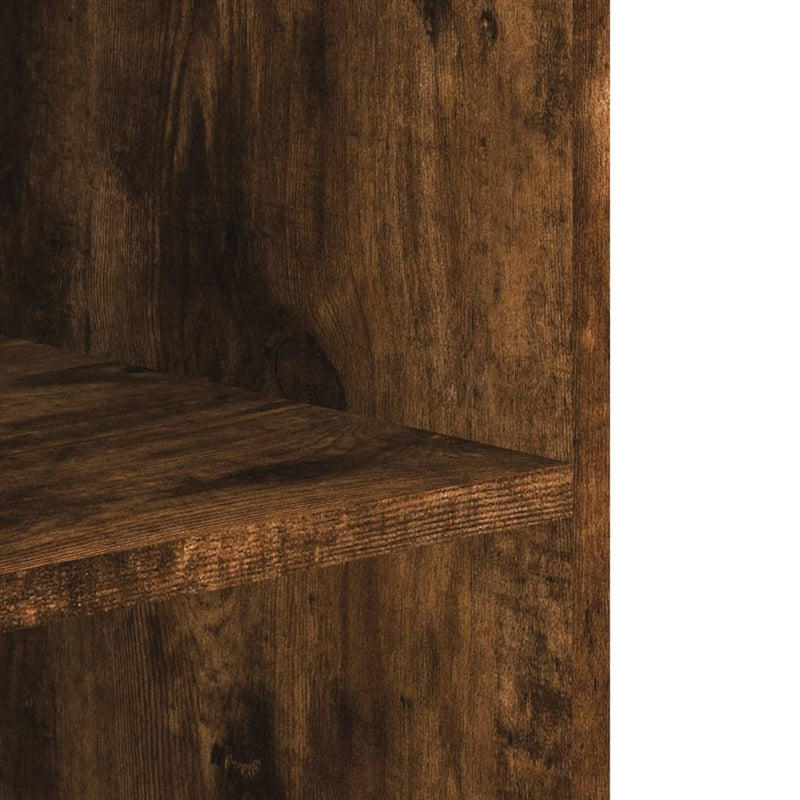 vidaXL füstös tölgy színű szerelt fa faliszekrény 75 x 35 x 60 cm