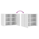 vidaXL fehér szerelt fa faliszekrény 75 x 35 x 60 cm