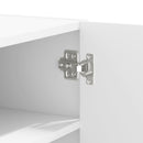 vidaXL fehér szerelt fa faliszekrény 75 x 35 x 60 cm