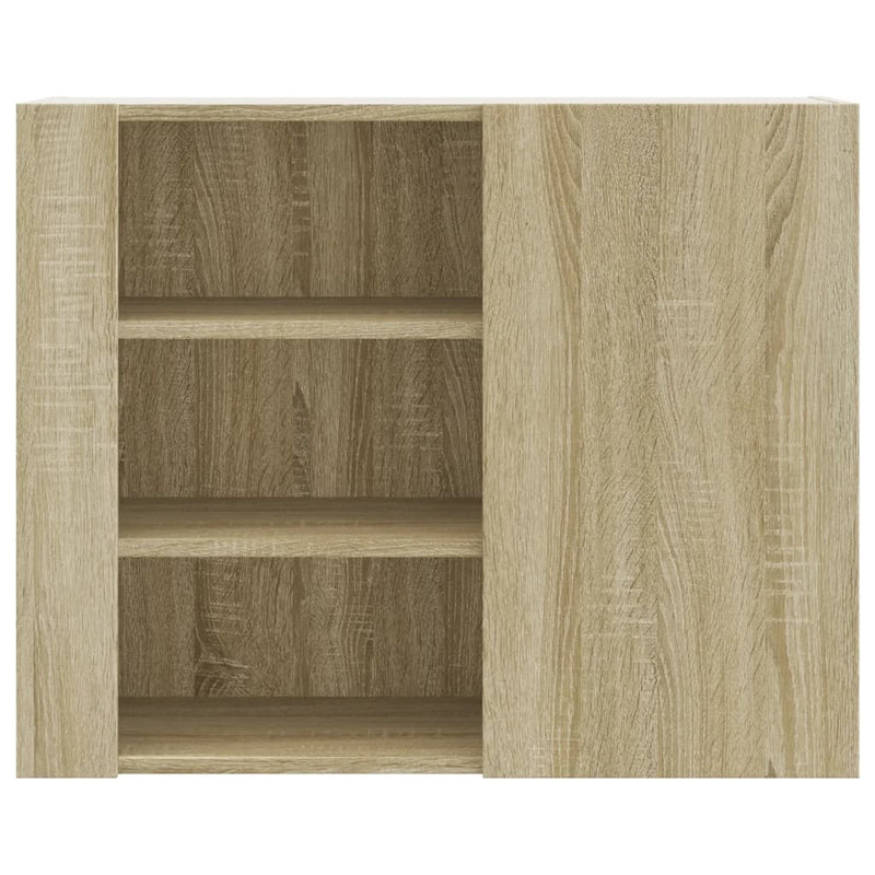 vidaXL sonoma tölgy színű szerelt fa faliszekrény 75 x 35 x 60 cm