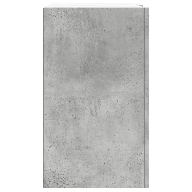vidaXL betonszürke szerelt fa faliszekrény 75 x 35 x 60 cm