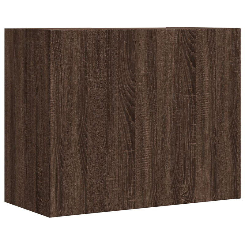 vidaXL barna tölgy színű szerelt fa fali szekrény 75 x 35 x 60 cm