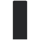 vidaXL fekete szerelt fa cipőszekrény 74,5 x 37,5 x 100 cm