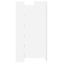 vidaXL fehér szerelt fa cipőszekrény 52 x 37,5 x 100 cm
