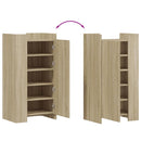 vidaXL sonoma tölgy színű szerelt fa cipőszekrény 52 x 37,5 x 100 cm