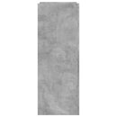 vidaXL betonszürke szerelt fa cipősszekrény 52 x 37,5 x 100 cm