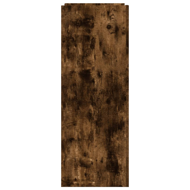 vidaXL füstös tölgy színű szerelt fa cipőszekrény 52 x 37,5 x 100 cm