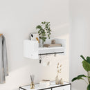 vidaXL fehér szerelt fa fali polc 70,5 x 35 x 30,5 cm