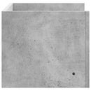 vidaXL betonszürke szerelt fa fali polc 70,5 x 35 x 30,5 cm