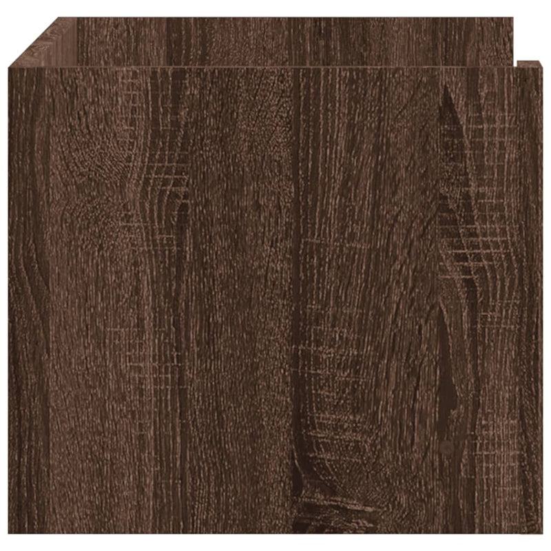 vidaXL barna tölgy színű szerelt fa fali polc 70,5 x 35 x 30,5 cm