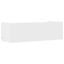 vidaXL fehér szerelt fa fali polc 100 x 35 x 30,5 cm