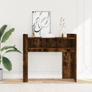 vidaXL füstös tölgy színű szerelt fa tálalóasztal 100x35x90 cm