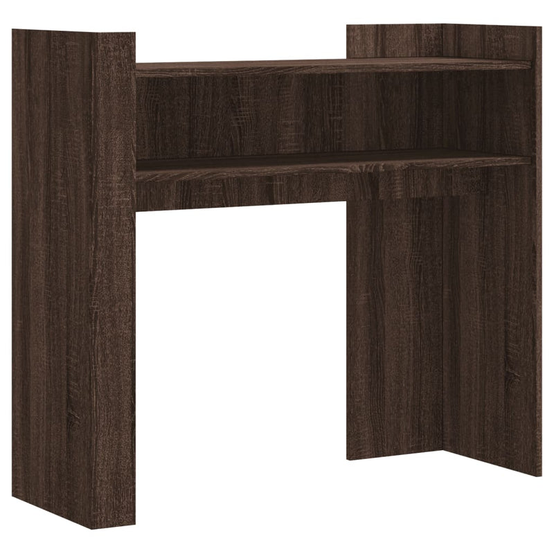 vidaXL barna tölgyszínű szerelt fa tálalóasztal 100x35x90 cm