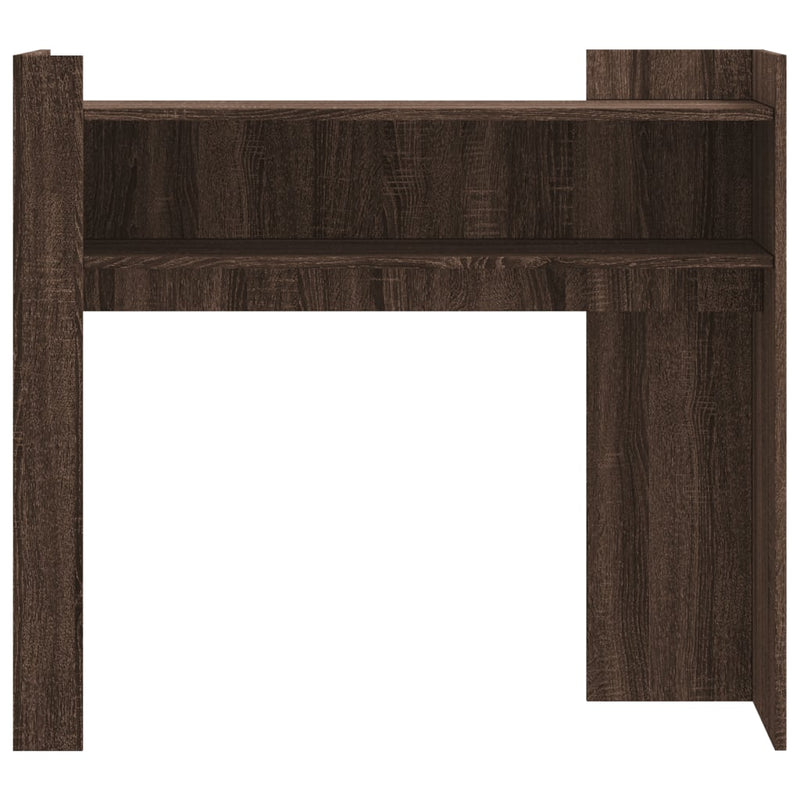 vidaXL barna tölgyszínű szerelt fa tálalóasztal 100x35x90 cm