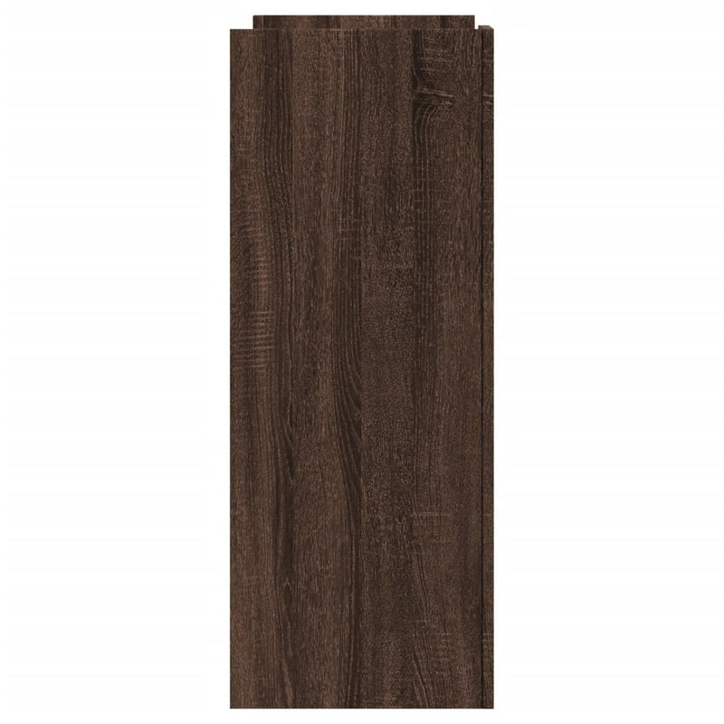 vidaXL barna tölgyszínű szerelt fa tálalóasztal 100x35x90 cm