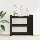 vidaXL fekete szerelt fa tálalóasztal 100x35x90 cm