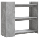 vidaXL betonszürke szerelt fa tálalóasztal 100x35x90 cm
