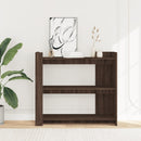 vidaXL barna tölgyszínű szerelt fa tálalóasztal 100x35x90 cm