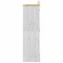 vidaXL fehér Corona tömör fenyőfa ruhásszekrény 151,5 x 52 x 186 cm