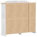 vidaXL fehér Corona tömör fenyőfa ruhásszekrény 194 x 52 x 186 cm