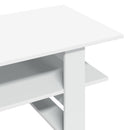 vidaXL fehér szerelt fa dohányzóasztal 102 x 55 x 42 cm