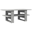 vidaXL betonszürke szerelt fa dohányzóasztal 102 x 55 x 42 cm