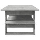 vidaXL betonszürke szerelt fa dohányzóasztal 102 x 55 x 42 cm