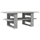 vidaXL betonszürke szerelt fa dohányzóasztal 102 x 55 x 42 cm