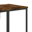 vidaXL füstös tölgy színű szerelt fa ruhatartó polcokkal