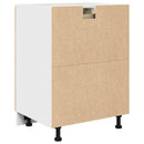 vidaXL sonoma tölgy színű szerelt fa fiókos alsószekrény 60x46x81,5 cm