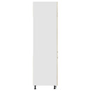 vidaXL sonoma tölgy színű szerelt fa szekrény hűtőhöz 60 x 57 x 207 cm