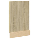 vidaXL sonoma tölgy szerelt fa mosogatógép-panel 45 x 3 x 67 cm