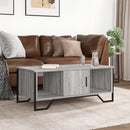 vidaXL szürke sonoma színű szerelt fa dohányzóasztal 100 x 51 x 40 cm