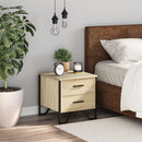 vidaXL sonoma tölgy színű szerelt fa éjjeliszekrény 40 x 41 x 40 cm