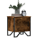 vidaXL 2 db füstös tölgy színű szerelt fa éjjeliszekrény 40x30x40 cm