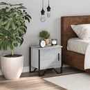 vidaXL szürke sonoma színű szerelt fa éjjeliszekrény 40x30x40 cm