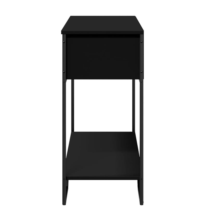 vidaXL fekete szerelt fa tálalóasztal 100 x 35 x 74,5 cm