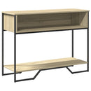 vidaXL sonoma tölgy színű szerelt fa dohányzóasztal 100x35x74,5 cm