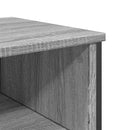 vidaXL szürke sonoma szerelt fa dohányzóasztal 100x35x74,5 cm