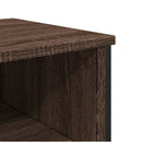 vidaXL barna tölgyszínű szerelt fa dohányzóasztal 100x35x74,5 cm